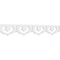 Ekena Millwork Carmella Architectural Grade PVC Running Trim, 6"H x 5/8"P x 48"L RUNP06X0625X48CRM - alternate 1